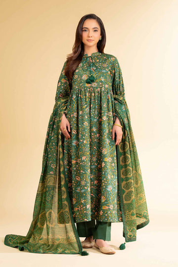 Nishat Linen 3 Piece - Digital Printed Suit - 42501670 Online Shopping